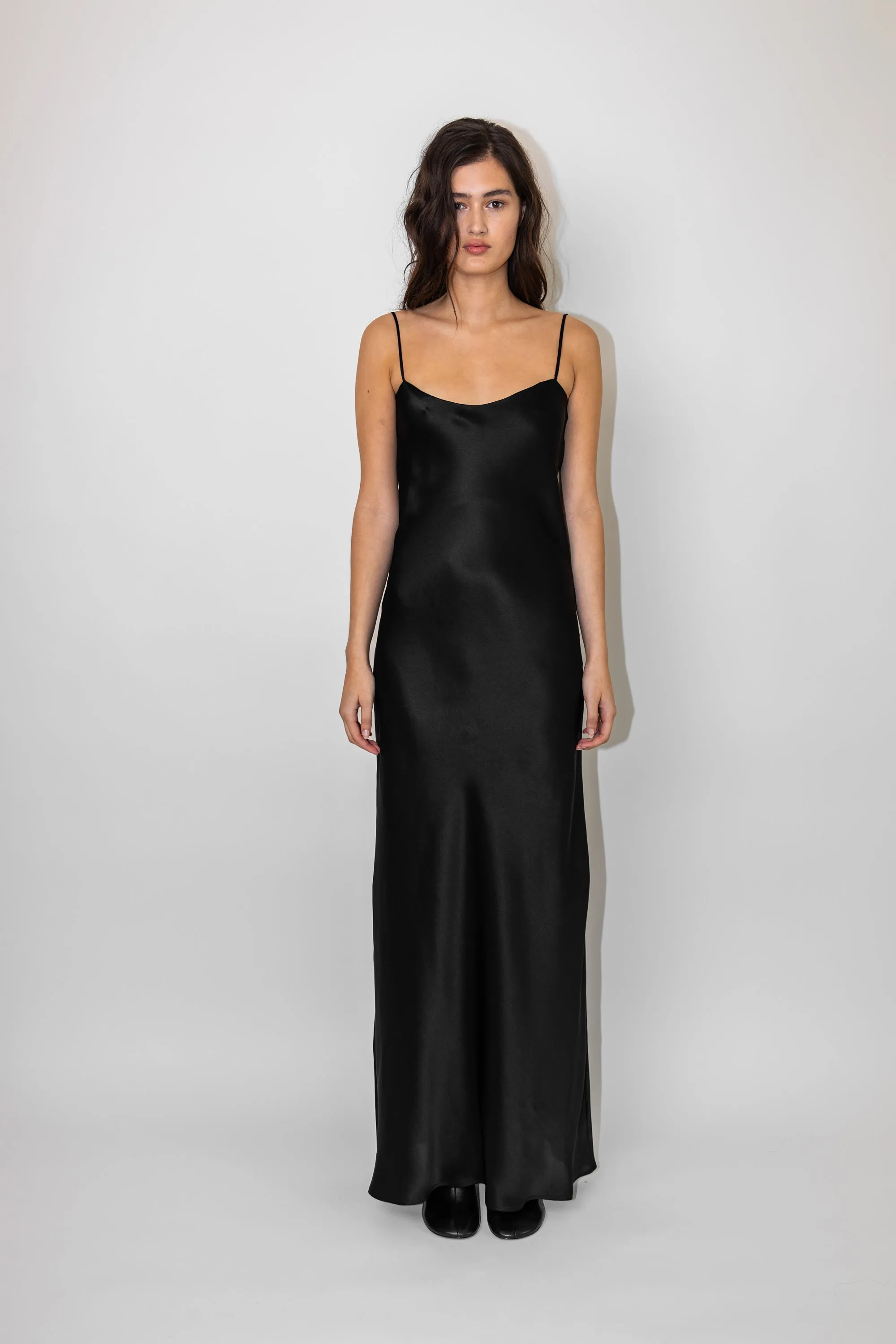 ROBERTA DRESS LONG SILK