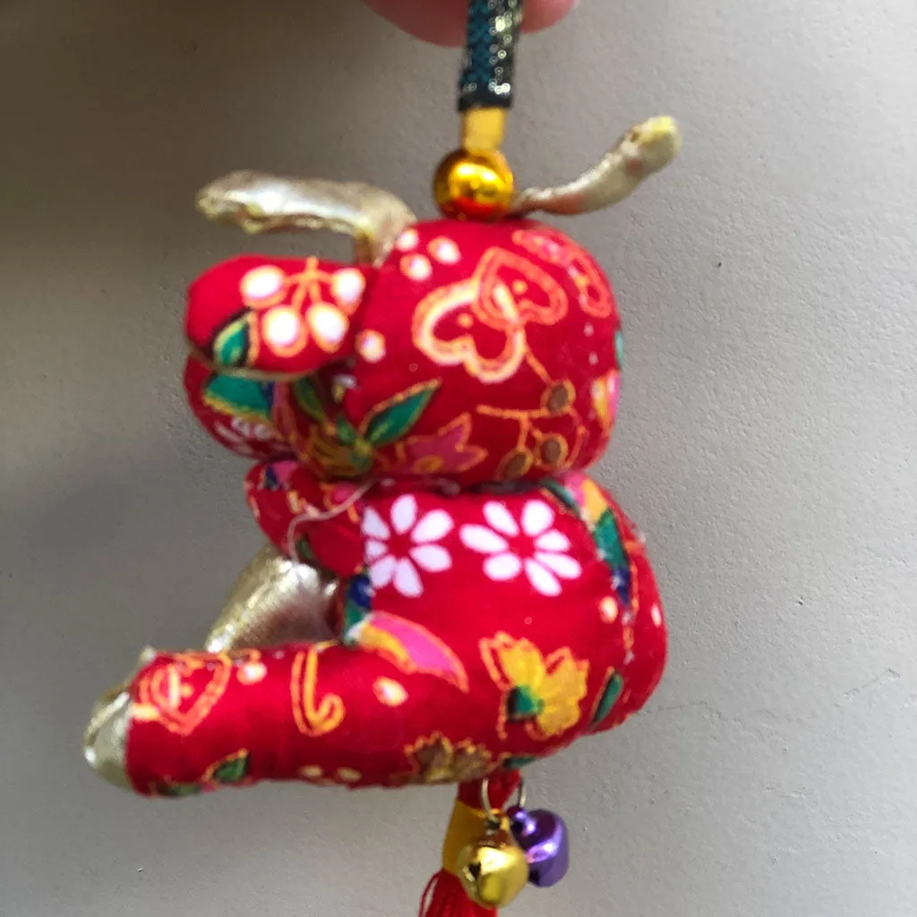 SALE - Printed Cow - Chinese Hanging Decoration cow/ox