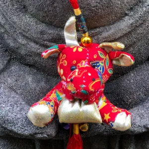 SALE - Printed Cow - Chinese Hanging Decoration cow/ox