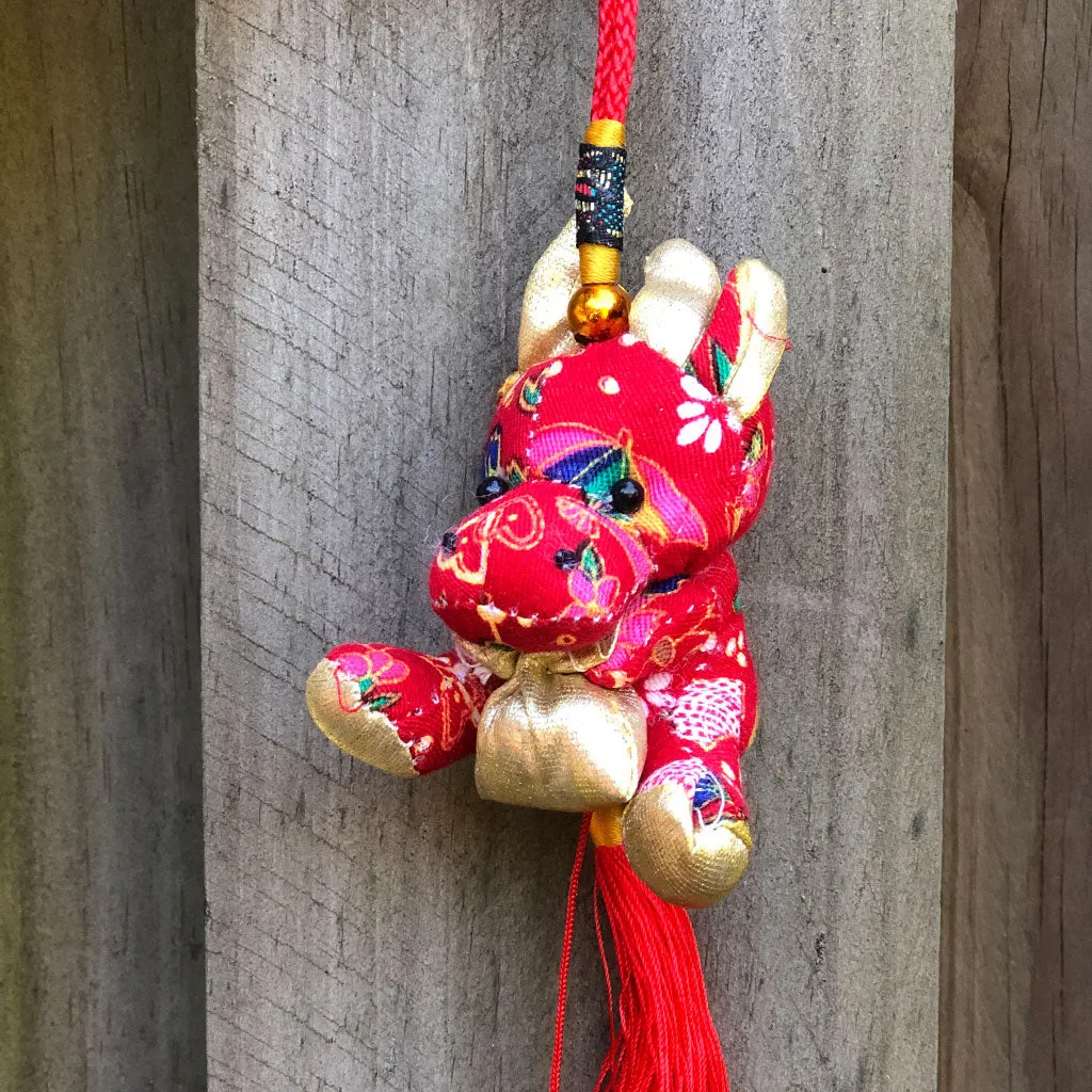 SALE - Printed Cow - Chinese Hanging Decoration cow/ox