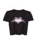 Skelly Hands Crop Top