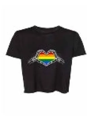 Skelly Hands Crop Top