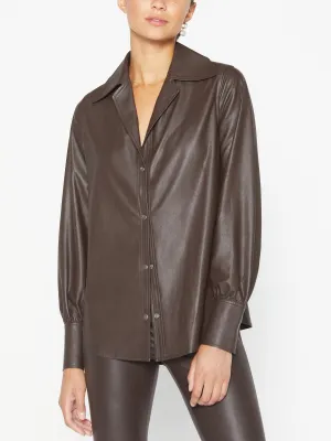 The Vegan Leather Layra Shirt