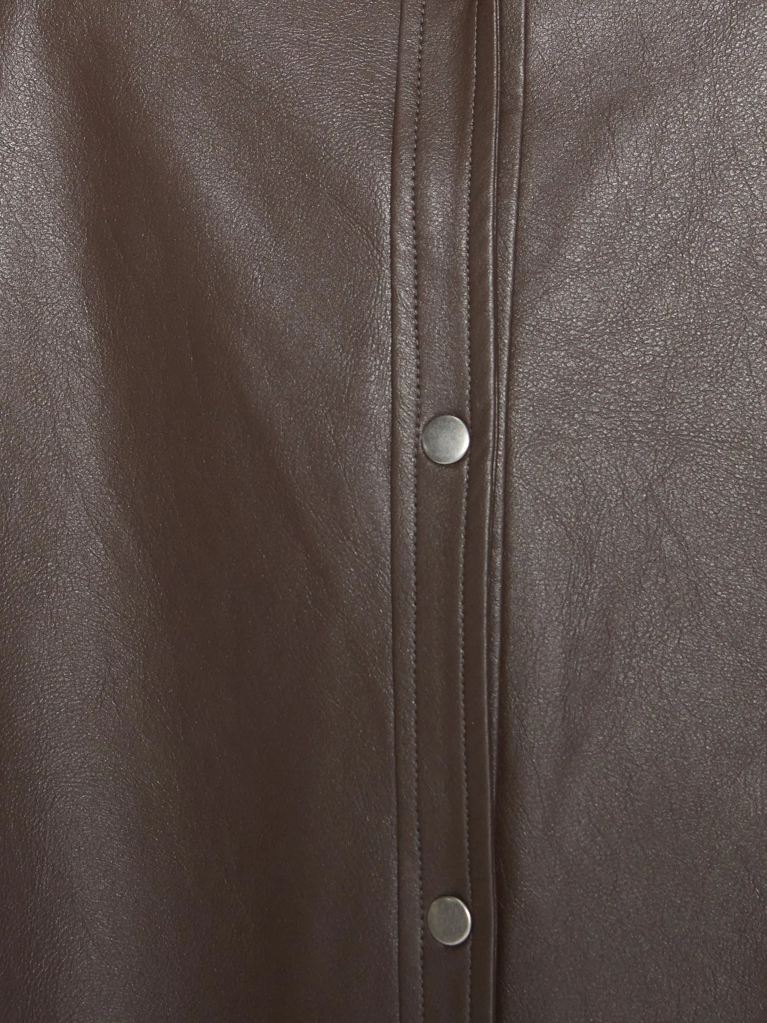 The Vegan Leather Layra Shirt