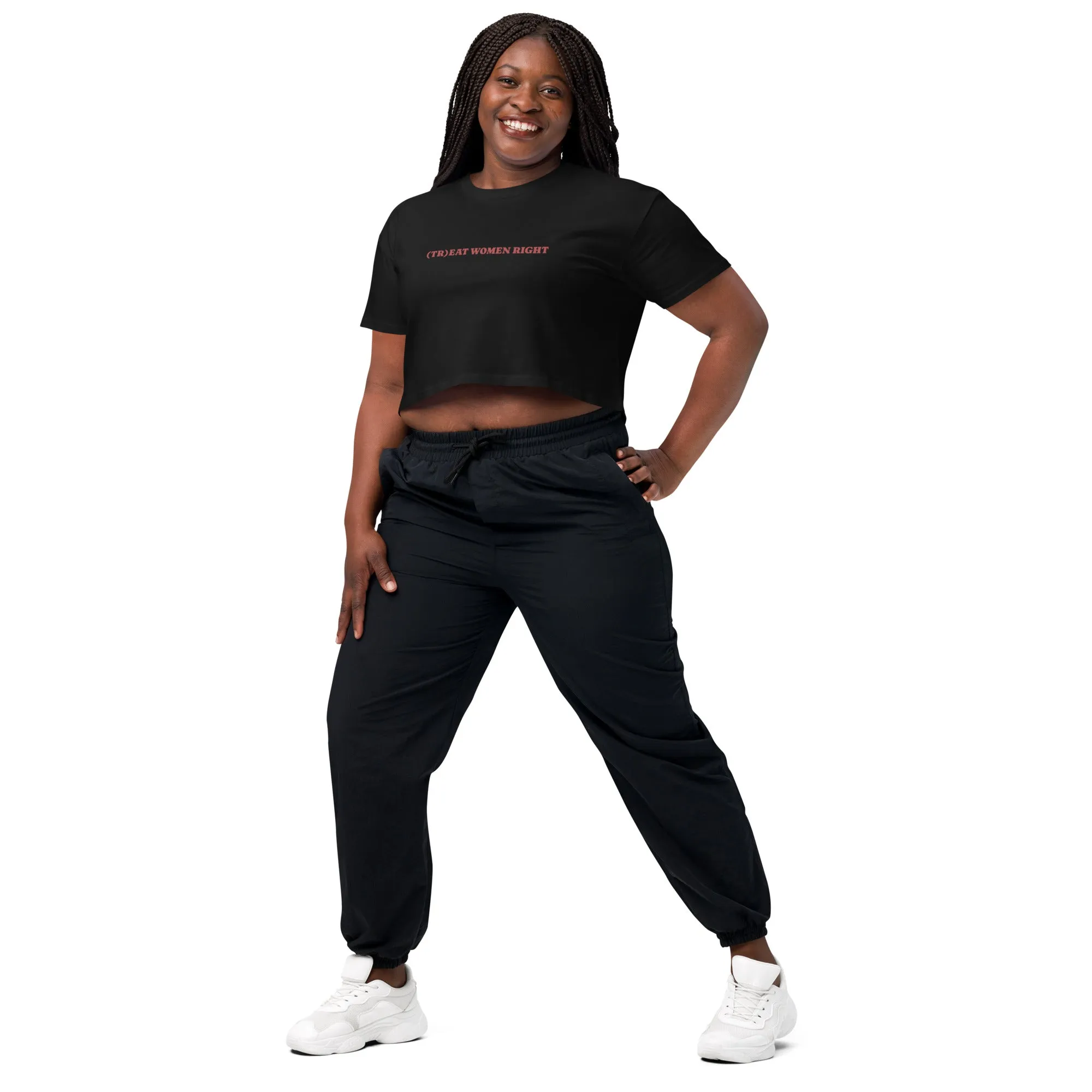 (Tr)eat Women Right crop top