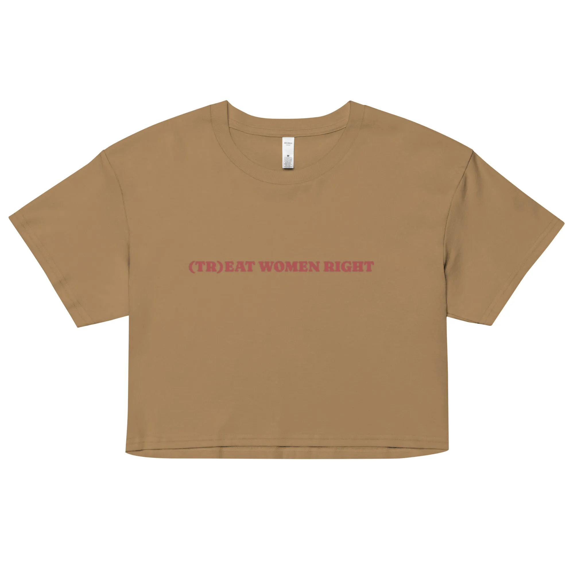 (Tr)eat Women Right crop top