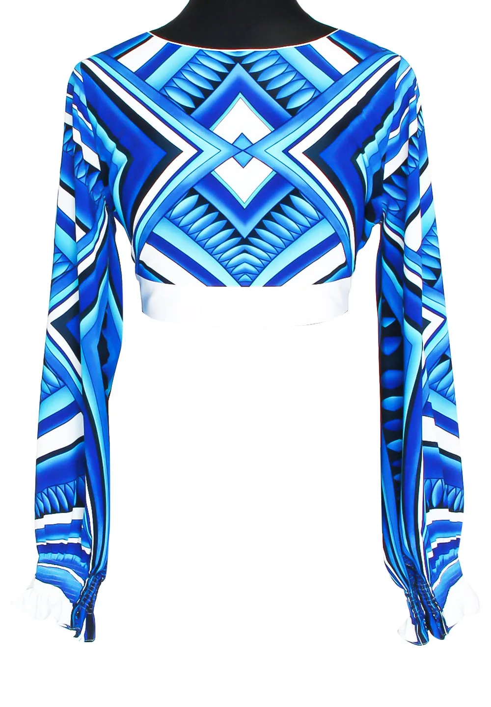 Tribal - Panacea Crop Top (Off-White)