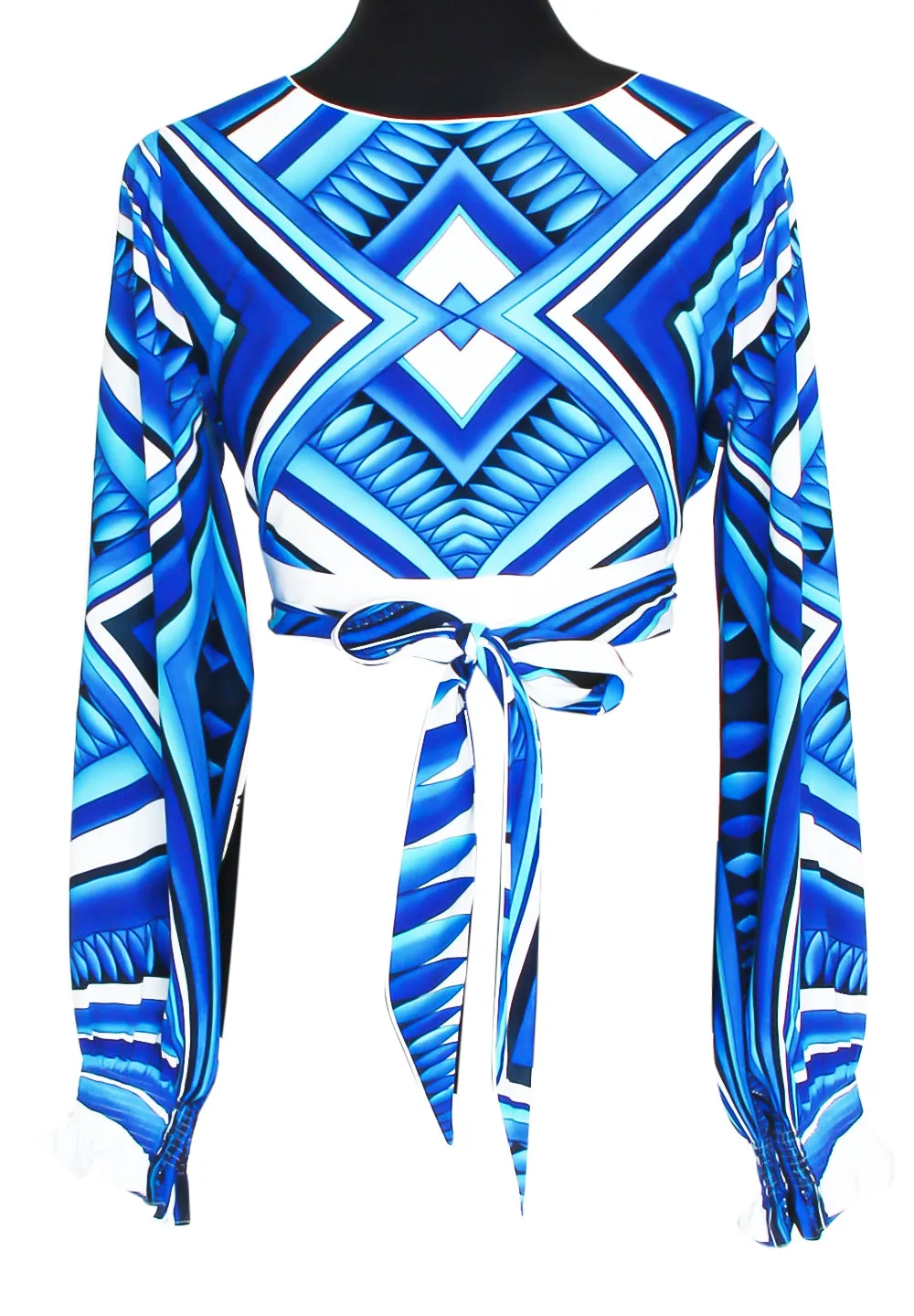 Tribal - Panacea Crop Top (Off-White)