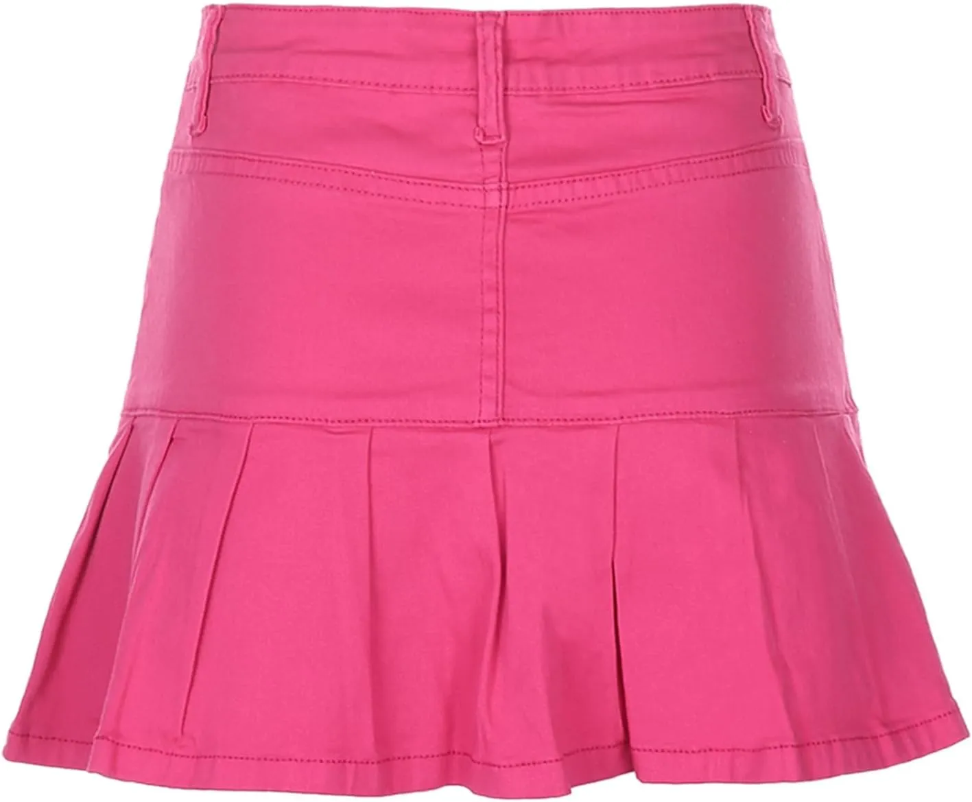 Women Y2K Pleated Jean Skirt Casual Low Waist Ruffle A Line Flare Denim Mini Skirt Summer Going Out Streetwear