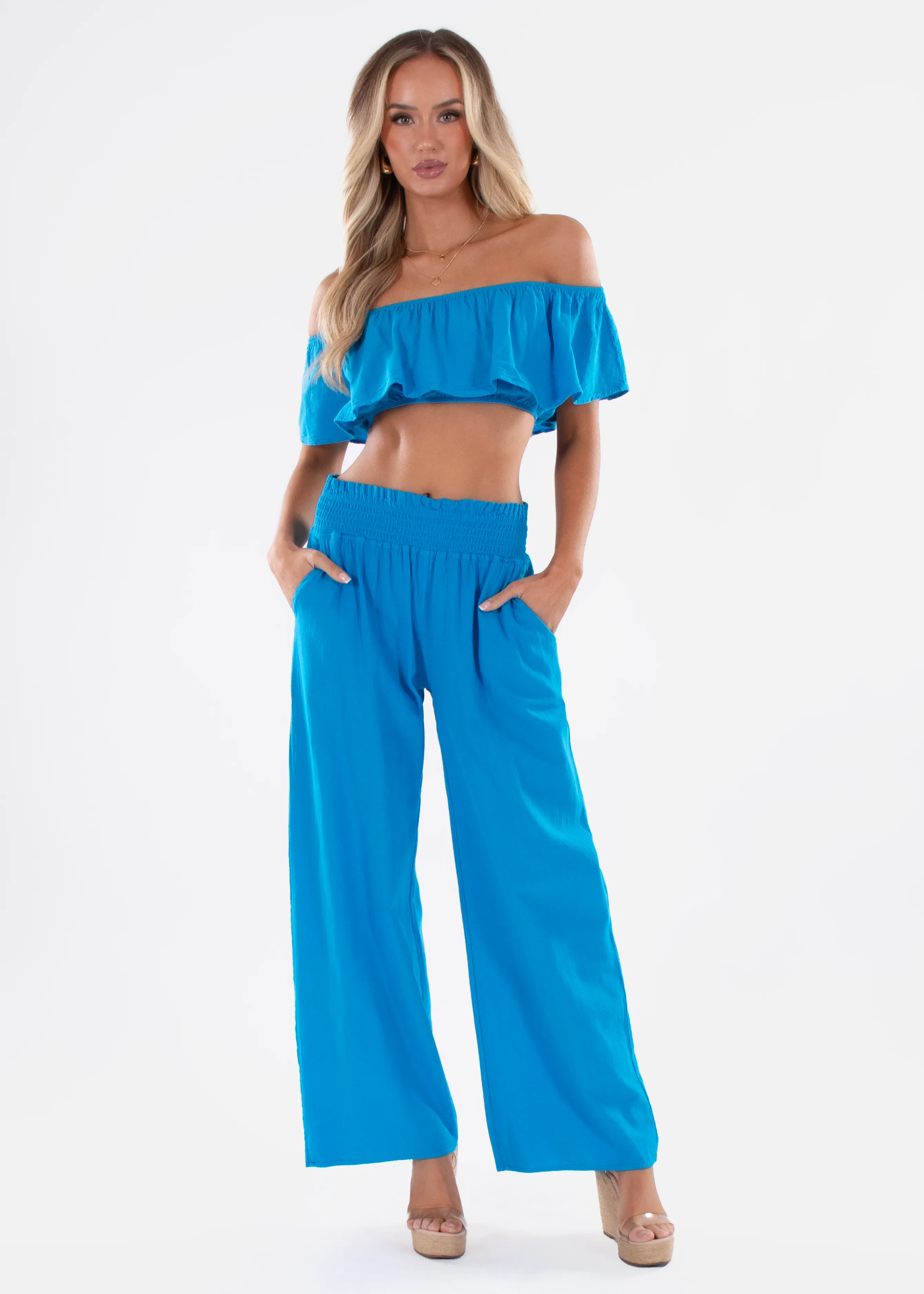 'Ximena' Wide Leg Pants