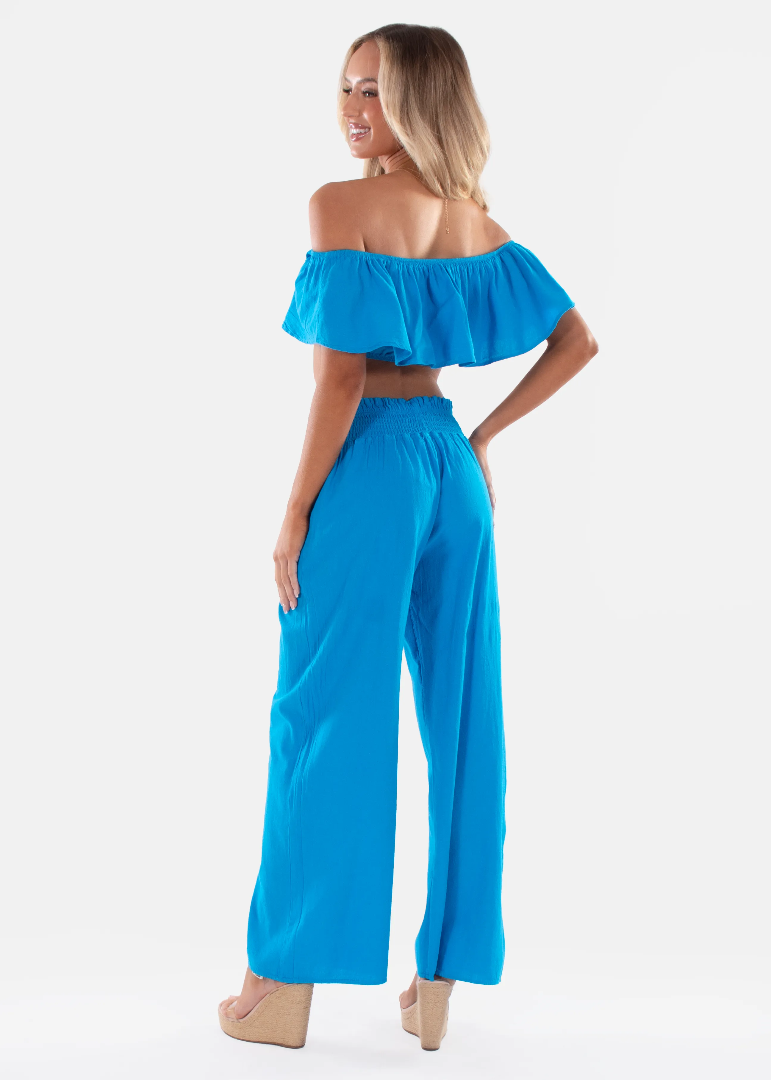 'Ximena' Wide Leg Pants