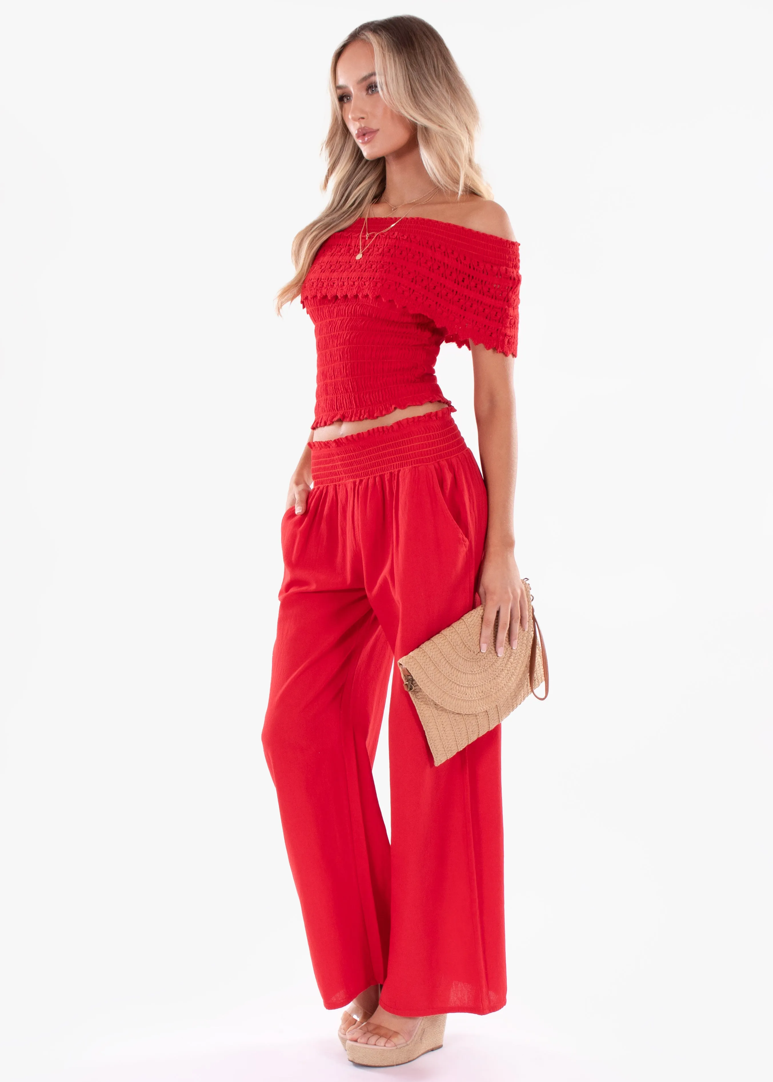 'Ximena' Wide Leg Pants