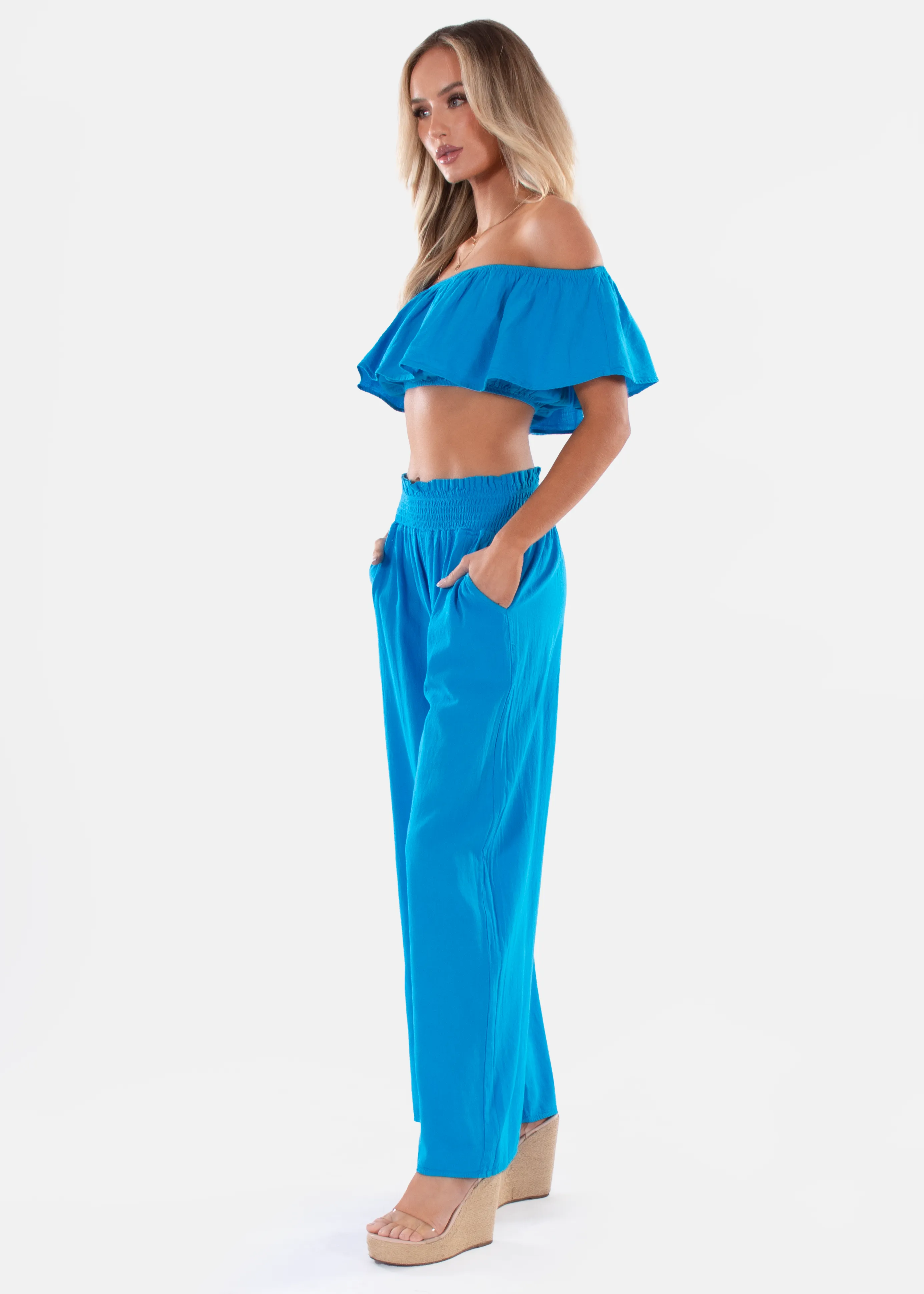 'Ximena' Wide Leg Pants