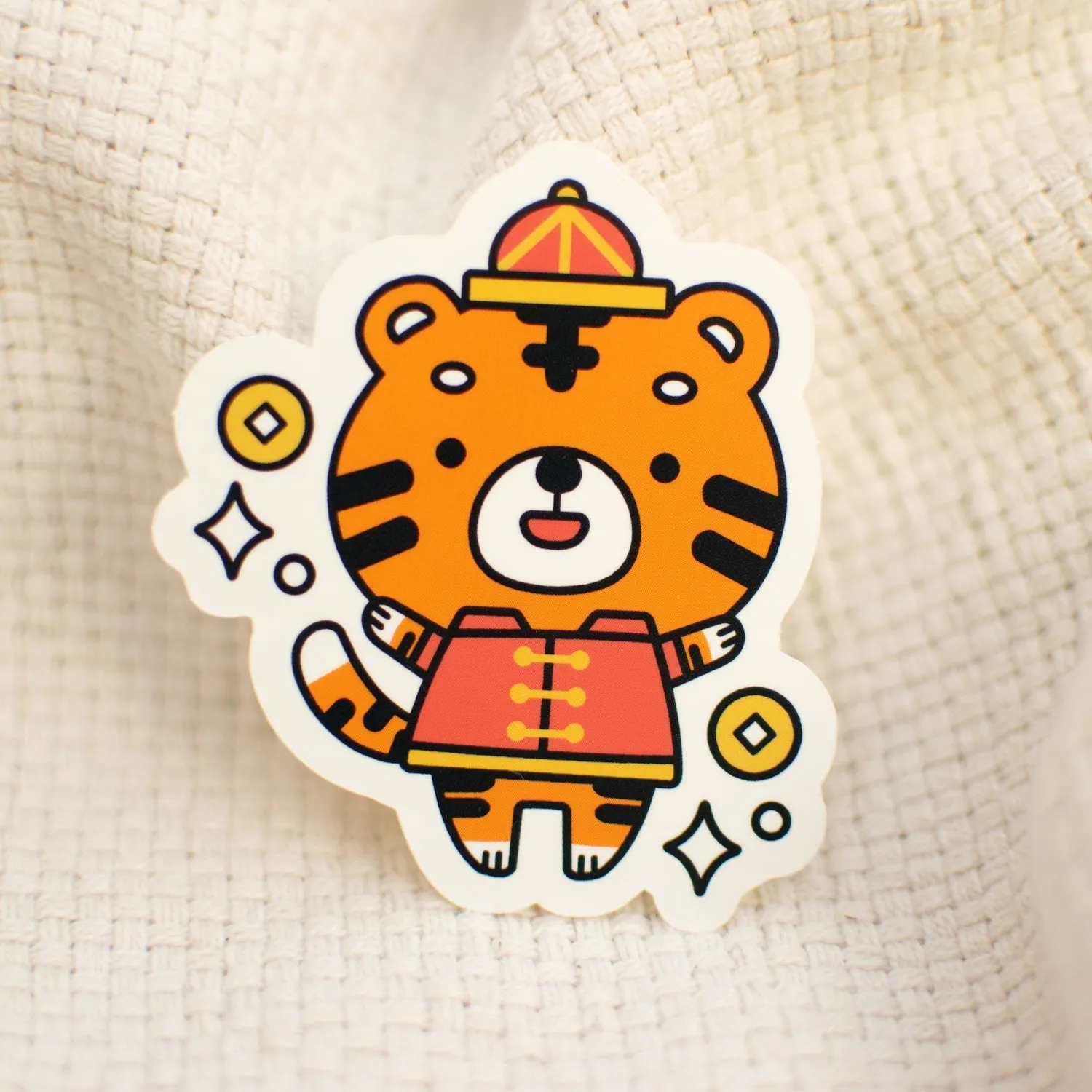 Year of the Tiger Vinyl Sticker